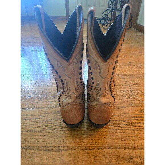 Laredo Laramie Buck stitched Embroidered Styled Leather Boot Men\'s size 10.5EW main image 10